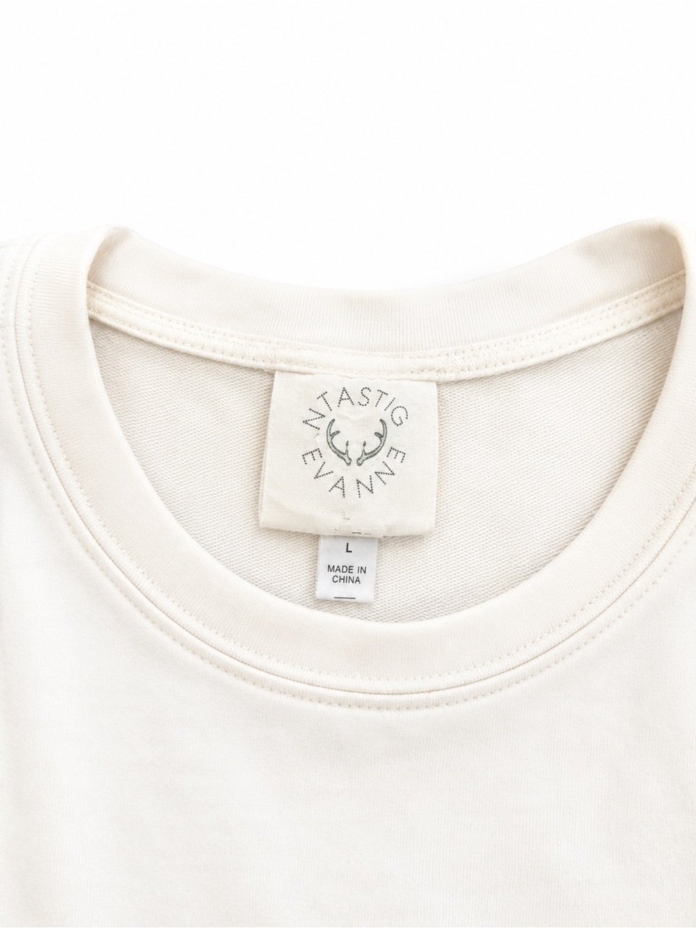 Fantastic Fawn White Sweatshirt with Gold Sleeves and Festive Sequin Boot - Picture 6 of 6